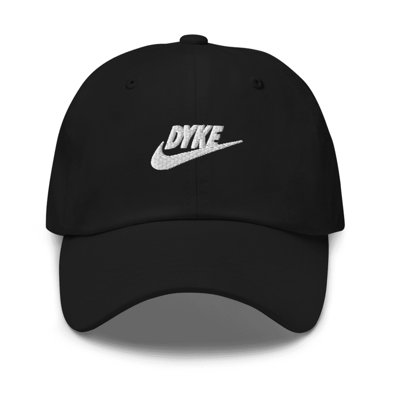 Dyke Swoosh Cap - Black