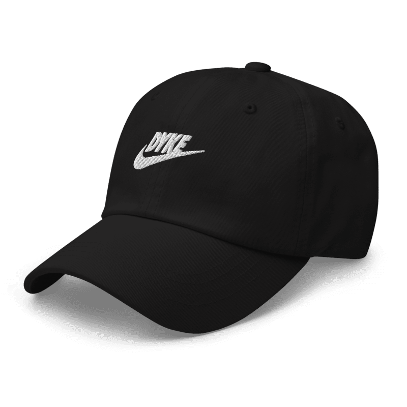 Dyke Swoosh Cap - Black