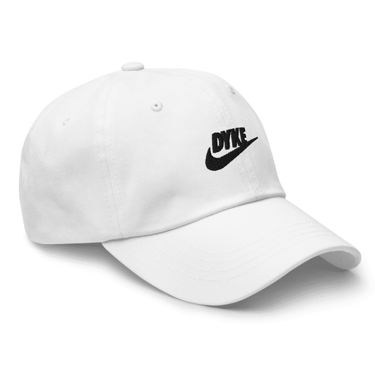 Dyke Swoosh Cap - White