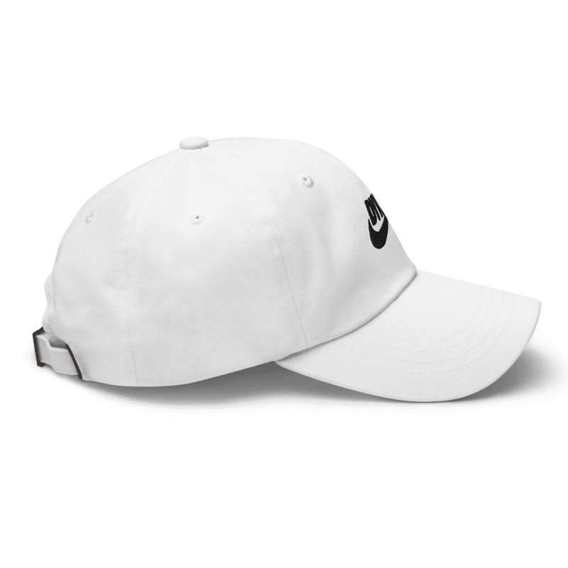 Dyke Swoosh Cap - White